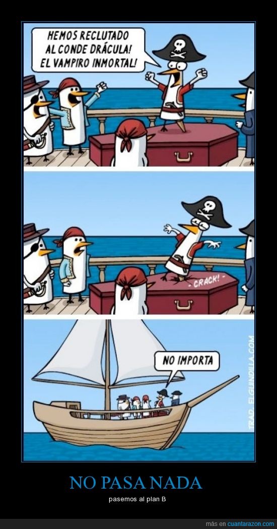 vampiro,piratas,pata de palo,pinguinos
