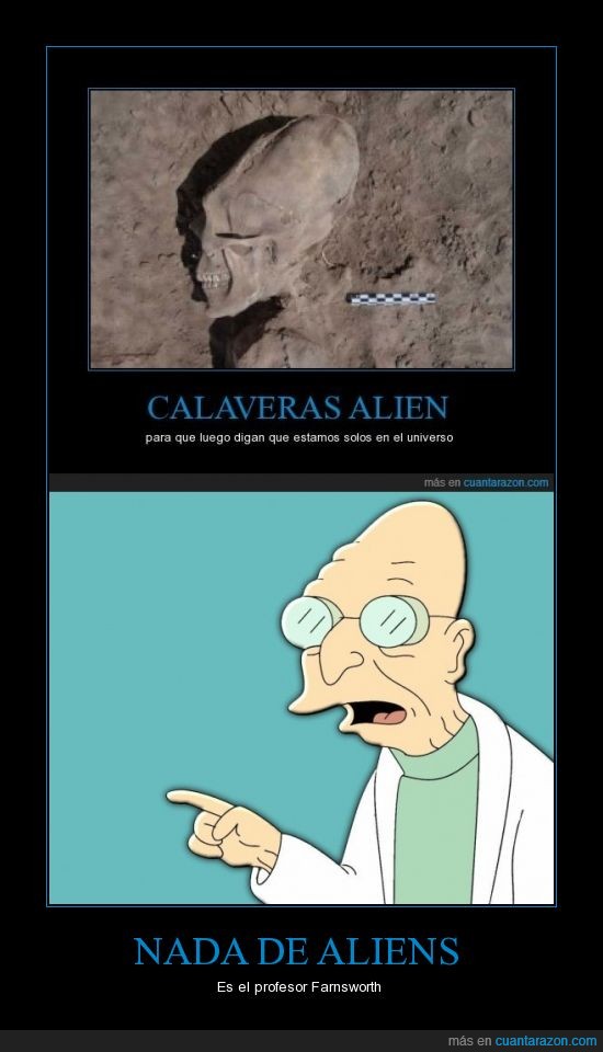 Hubert Farnsworth,Futurama,Calavera,Alien