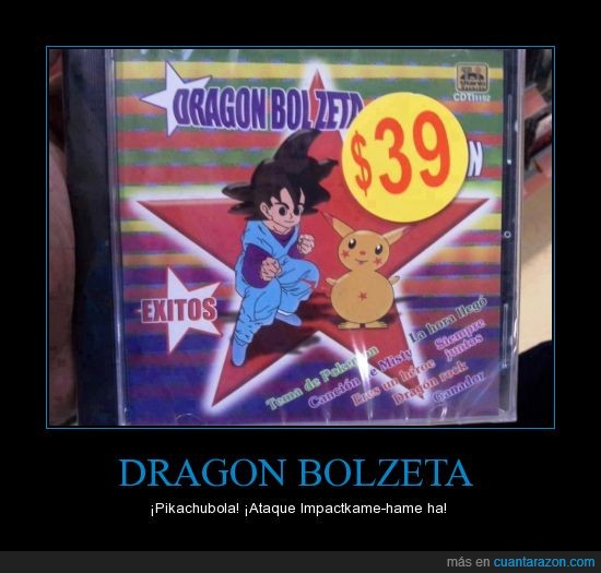 CD,Copia,Dragon Ball,exito,fake,falso,imitacion,Pokemon