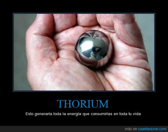 Uranium,vida,energía,Reactor,Thorium