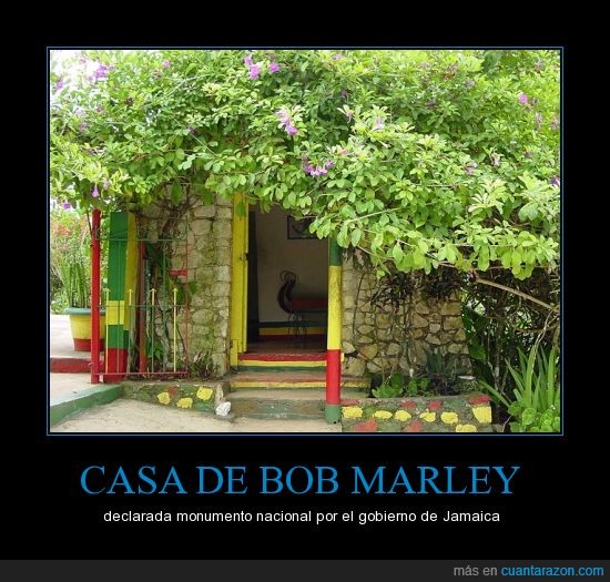 casa,bob marley,reggae,leyenda,rastafari