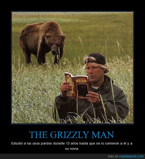 comer,muerte,novia,oso,The grizzly man,Timothy Treadwell