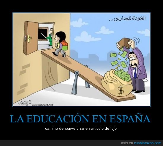 balancin,columpio,dinero,Educación,España,peso,saco