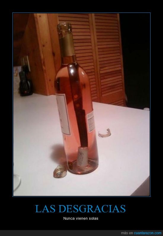 rosado,dentro,tapon,cuchillo,vino,botella