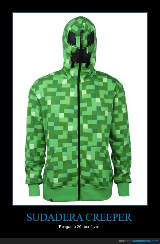 SUDADERA CREEPER