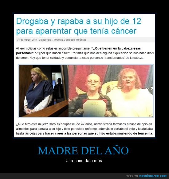 madre,año,cancer,drogas,calvo,candidata