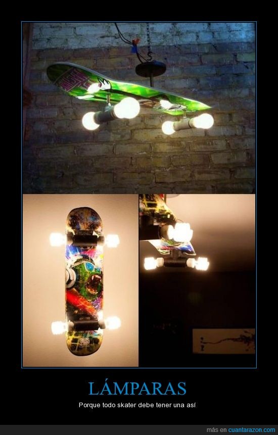 lampaza,luz,skate,tabla,patin,bombilla