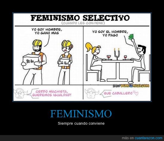feminismo,mujer,pago,hombre
