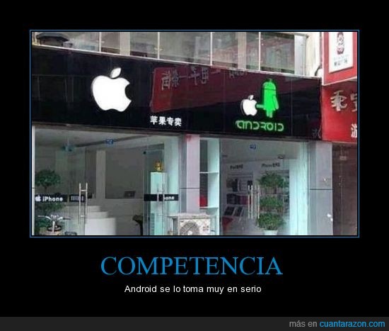 competencia,China,Android,Apple