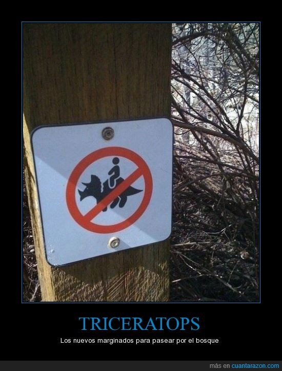 triceratop,dinosaurio,señoras y señores,prohibido,montar