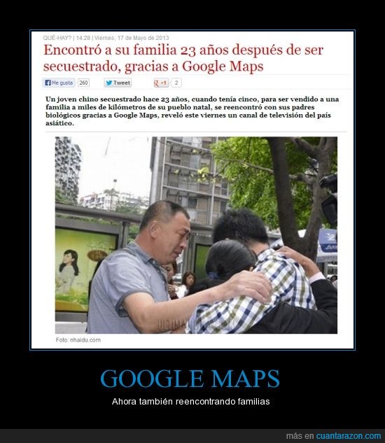 china,encontrar,familia,google maps