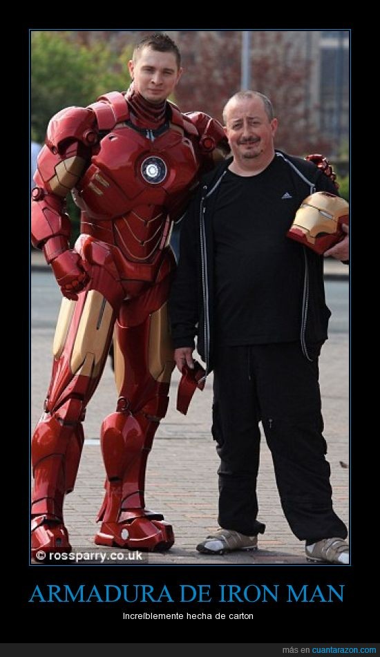 armadura,Iron man,Mark Pearson,carton