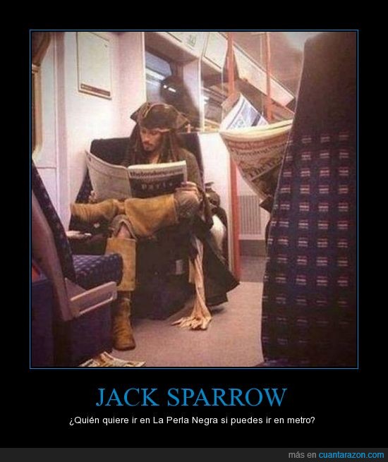 Tren,Metro,Jack Sparrow