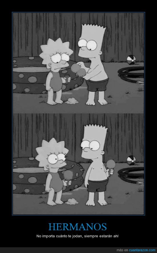 Los simpson,Lisa,bart,joder,Hermanos