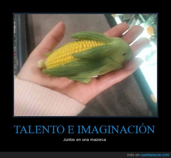 Imaginación,Talento,Paciencia,Mazorca