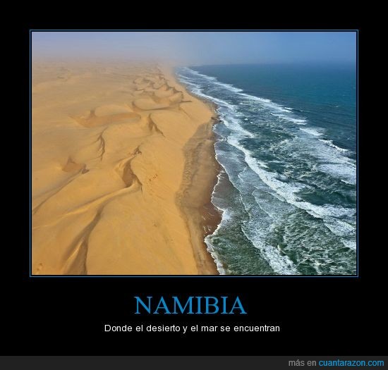 Encuentro,Mar,Desierto,Namibia