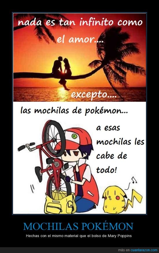 pokémon,amor,pikachu,rojo,red,bicicleta,mochila,infinito