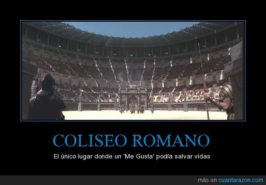 Coliseo,Romano,Like,Me gusta,Facebook,Vidas