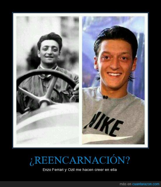 ozil and enzo ferrari