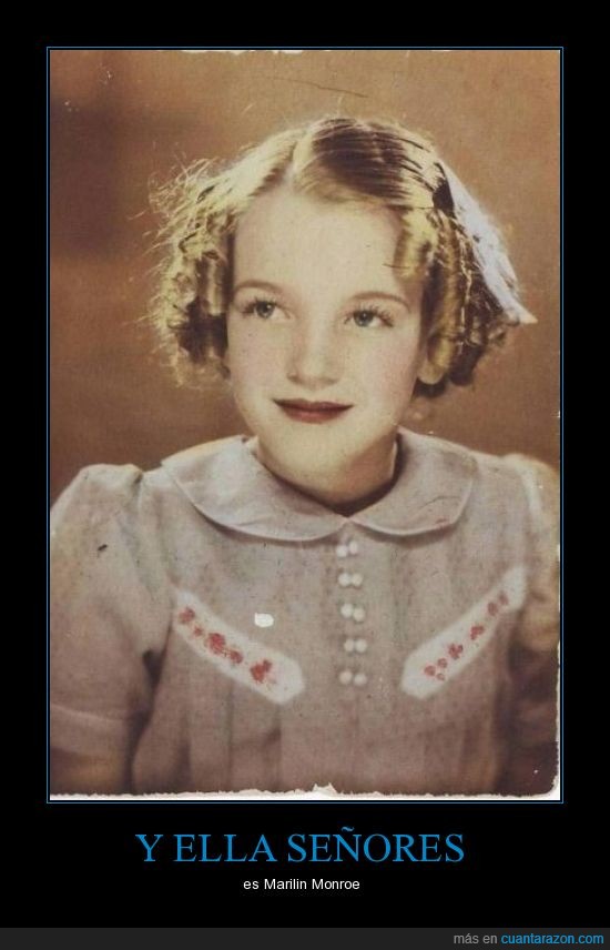 rizos,pequeña,niña,Marilyn Monroe,foto