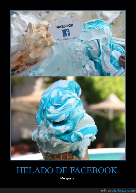 helado,facebook,azul,me gustan vainilla
