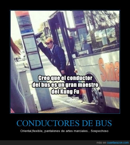 kung fu,autobus,bus,conductor
