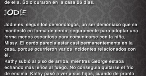 amityville horror cerdo jodie