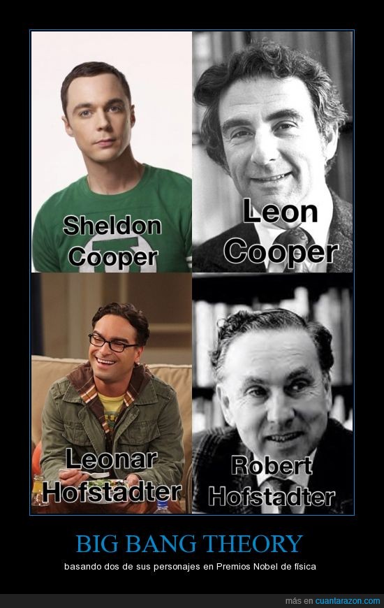 Premio Nobel,Big Bang Theory,físicos