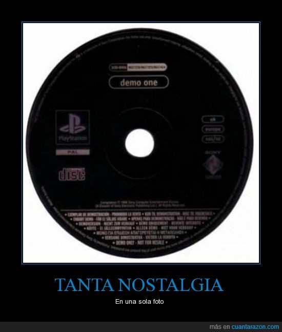 play,jugaba horas con este solo disco,disco negro,demo,playstation,sony