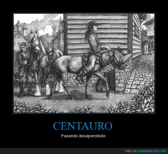 dibujo,centauro,disfraz,caballo