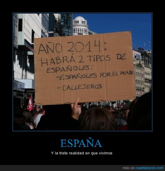 España,cartel,callejeros,españoles por el mundo,tipo