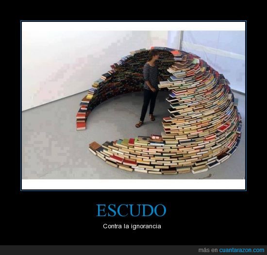 iglu,escudo,ignorancia,leer,libros,aprender