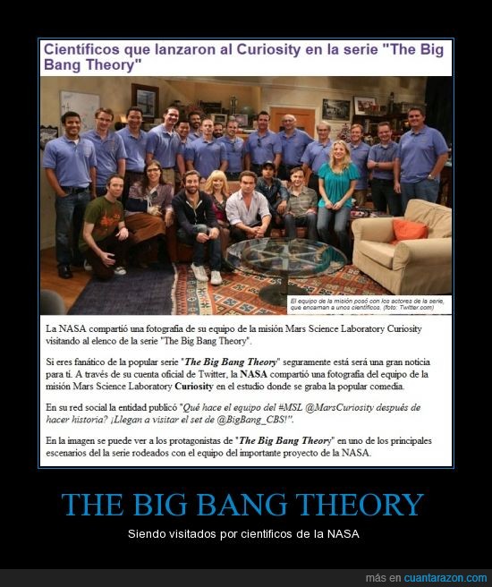 epico,set,curiosity,elenco,nasa,visita,The big bang theory