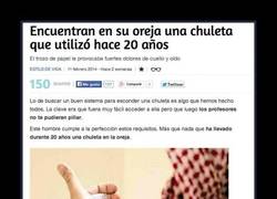 Enlace a ESCONDER UNA CHULETA