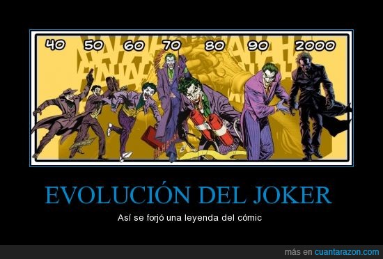 batman,comic,leyenda,evolucion,payaso,joker