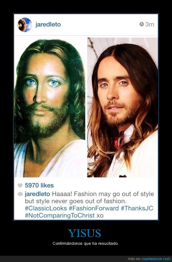 parecidos razonables,leto,jared leto,jesus,yisus