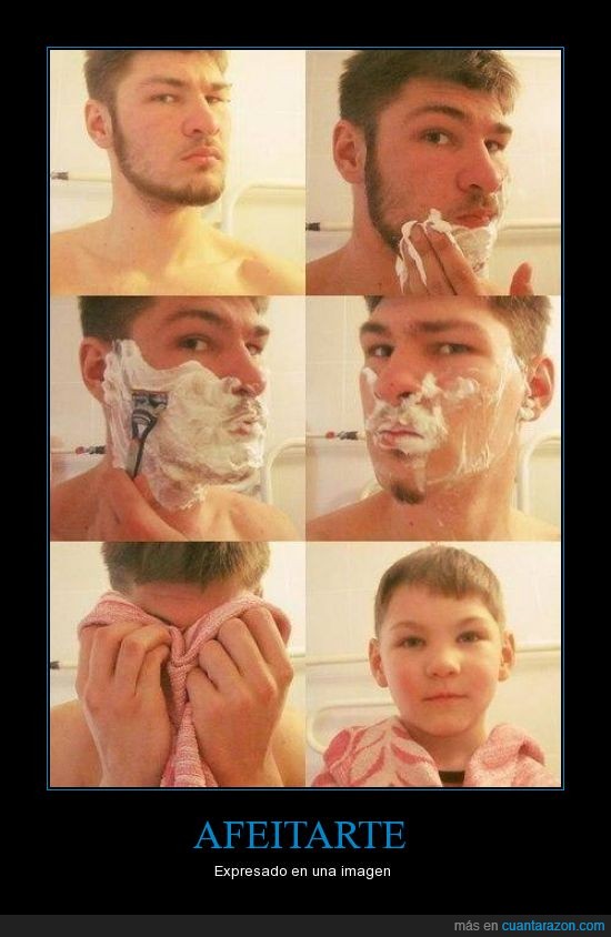 pequeño,cara,niño,hombre,chico,barba,afeitar