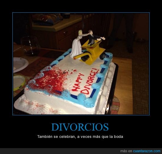 divorcio,pastel,celebración,tarta