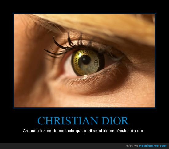 Lentillas de oro esto s que es lujo