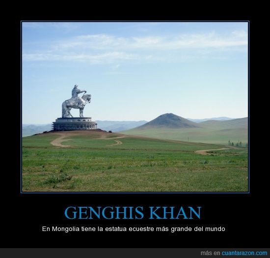 estatua,ecuestre,grande,Genghis Khan,Mongolia
