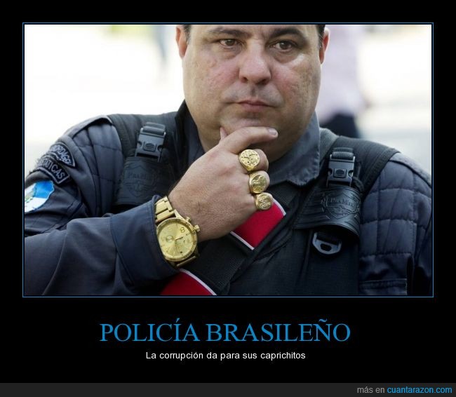 aros,anillos,oro,reloj,Brasil,policía