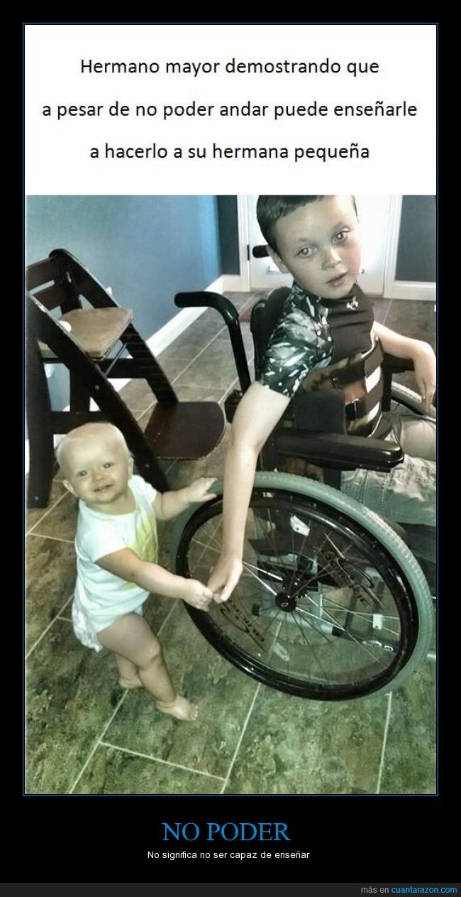 hermano,hermana,pequeña,niño,silla de ruedas,bebe,andar,caminar