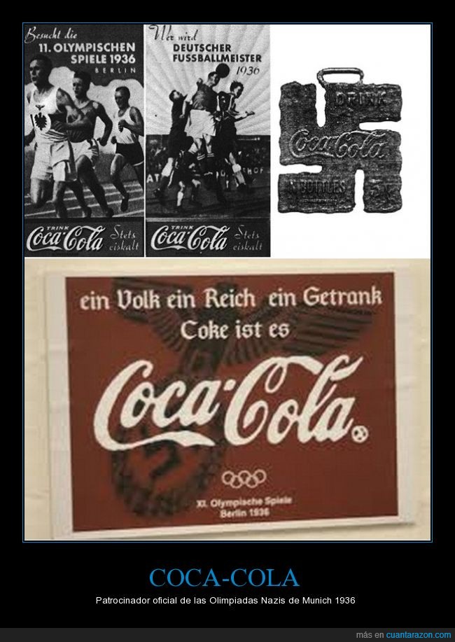 coca cola,nazi,hitler,omg,esvastoca
