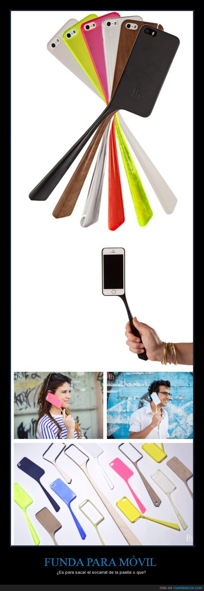 absurder,iphone,ipod,móvil,paella,socarrat