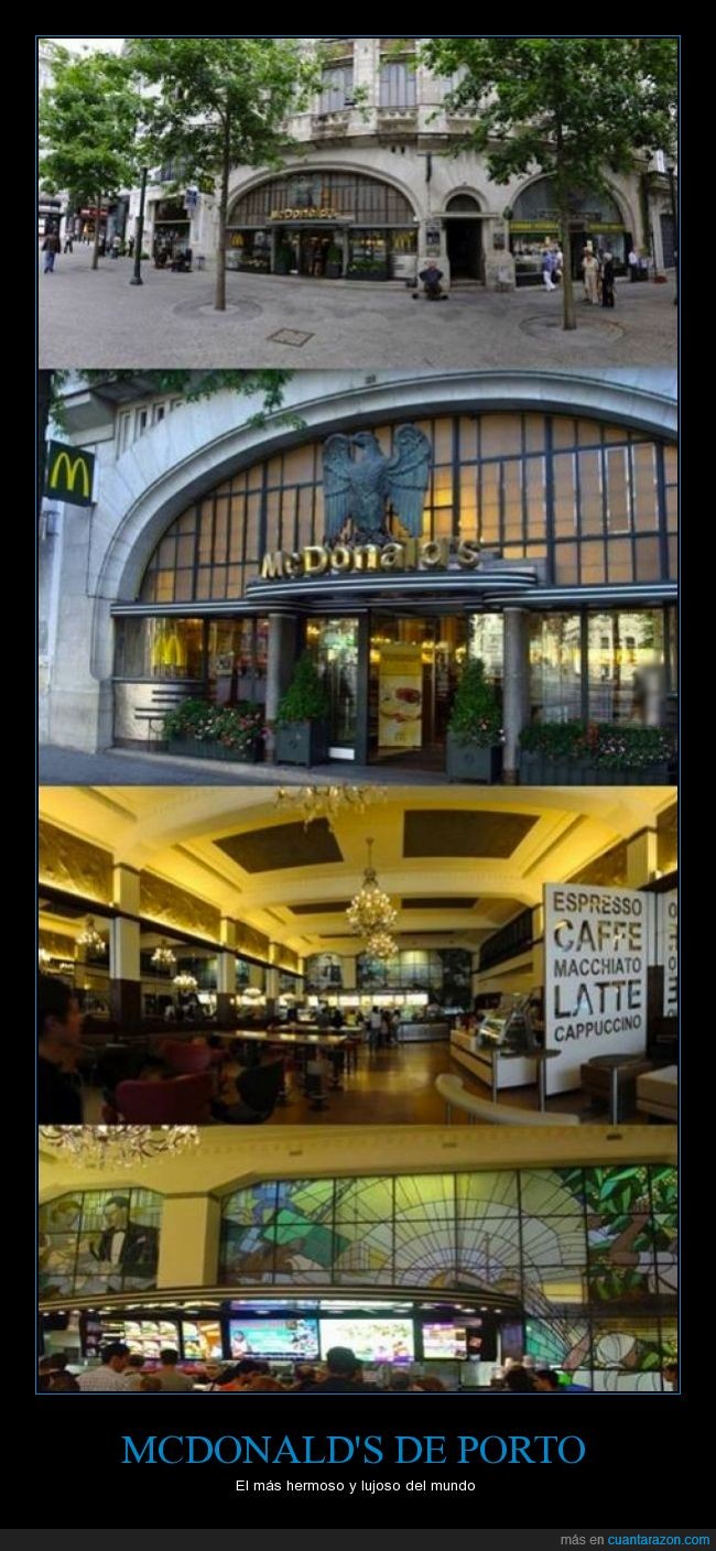 McDonald's,lujoso,hermoso,porto,like a sir,mcdonalds,bonito,restaurante
