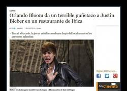 Enlace a Orlando Bloom zurra a Justin Bieber en Ibiza y no es broma