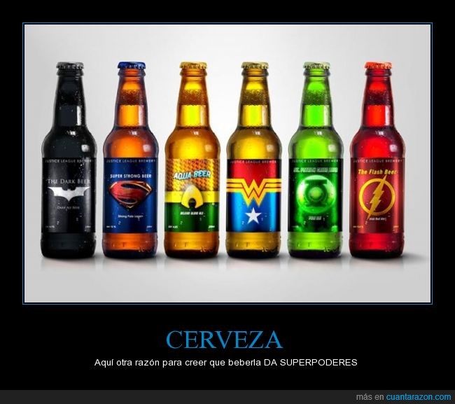 cerveza,superhéroes,bebida,poderes