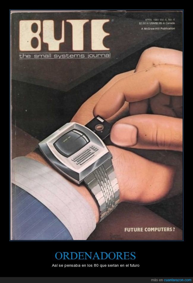 reloj,futuro,años 80,desarrollo de microdedos imprescindible,ordenadores,mini