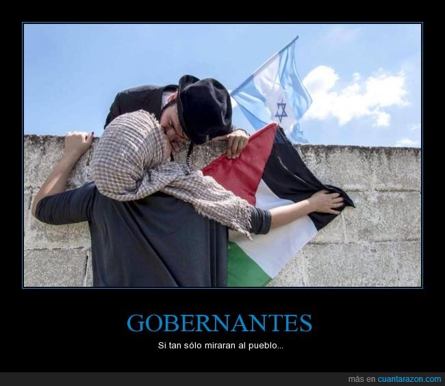 muro,frontera,amor,beso,banderas,conflicto,guerra,Palestina,Israel,pueblo