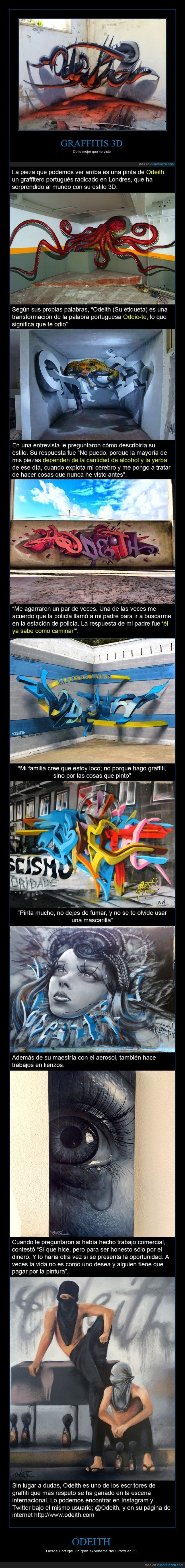 Graffiti,Writting,Odeith,Portugal,3D,estilo,arte